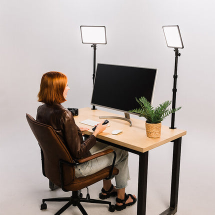 Lume Cube Studio Panel LED bicolor luz con batería 200 LEDs 3200-5600K kit 2 luces
