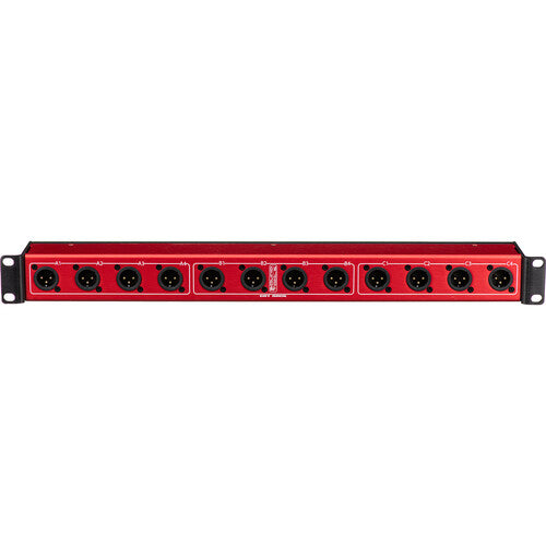 SoundTools CAT Rack 12 Canales XLR a etherCON Entrada Analógica 12 canales Tres salidas Rackmount 1RU