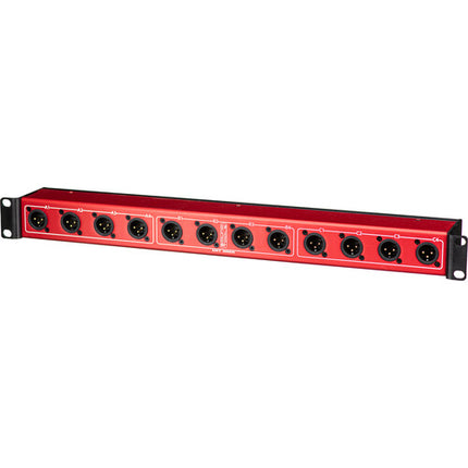 SoundTools CAT Rack 12 Canales XLR a etherCON Entrada Analógica 12 canales Tres salidas Rackmount 1RU