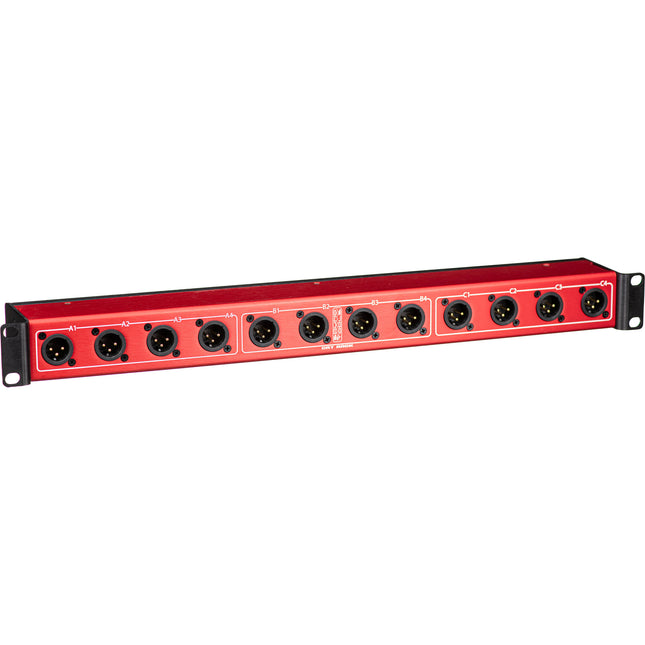 SoundTools CAT Rack 12 Canales XLR a etherCON Entrada Analógica 12 canales Tres salidas Rackmount 1RU