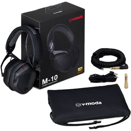 V-MODA M-10 Auriculares DJ Over-Ear Drivers Duales 5 Hz-40 kHz Cable Desmontable