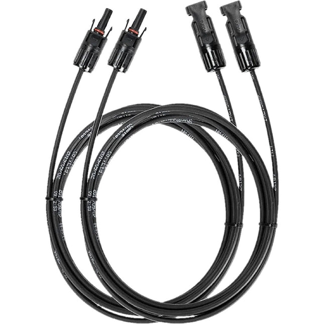 EcoFlow MC4 Cable de Extensión Solar 9.8 Pies Pack de 2