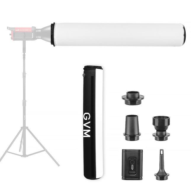 GVM AT100 Tubo Inflable Softbox para Iluminación con Bolsa y Bomba