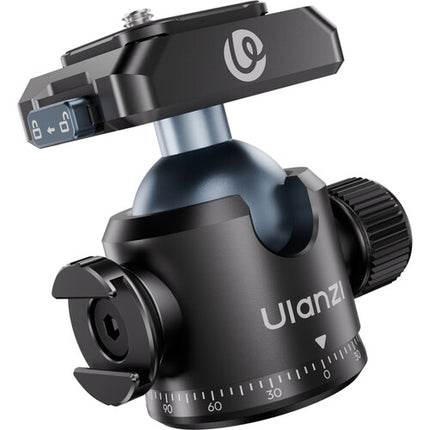 Ulanzi T100 UKA Rótula de Liberación Rápida Capacidad 13.2 lb Giro 360°