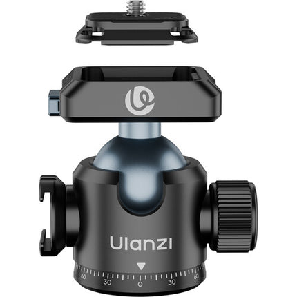 Ulanzi T100 UKA Rótula de Liberación Rápida Capacidad 13.2 lb Giro 360°