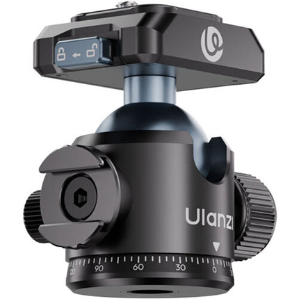 Ulanzi T100 UKA Rótula de Liberación Rápida Capacidad 13.2 lb Giro 360°