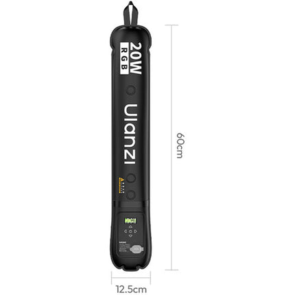 Ulanzi UA20C Luz Tubular RGB 20W 2' con Batería Recargable USB-C