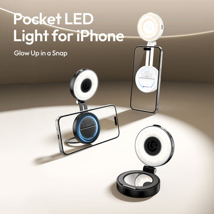 Ulanzi LM23 Luz de Relleno Móvil Magnética 110 Lux 400mAh USB-C Negra