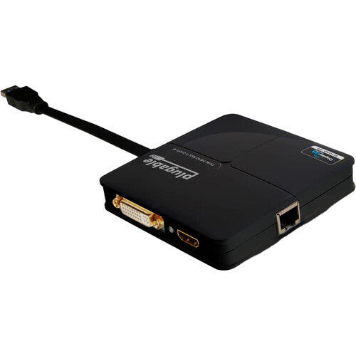 Plugable USB 3.0 Dock Estación de Doble Pantalla 1920x1200 Gigabit Ethernet
