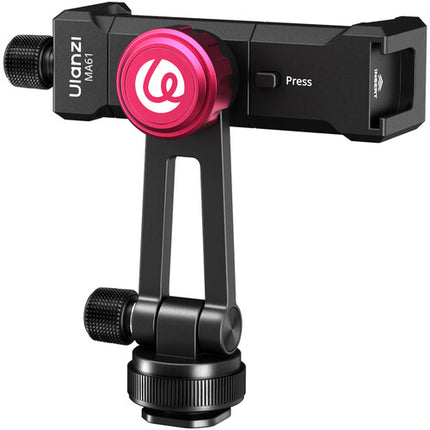 Ulanzi MA61 QuickClip Soporte para Teléfono 2.6 a 3.5 Pulgadas Giratorio 360°