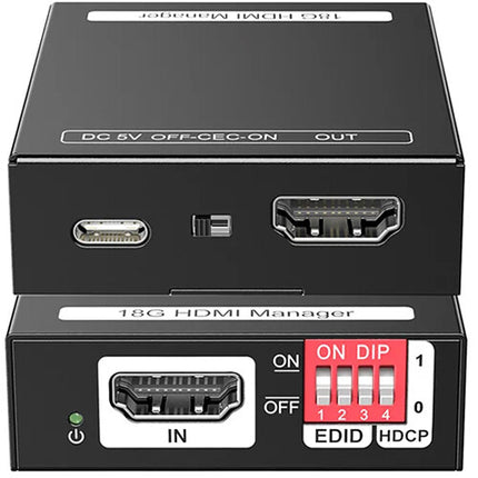 DVDO 4K HDMI Manager con soporte 4K60Hz 4:4:4 y 8 presets EDID