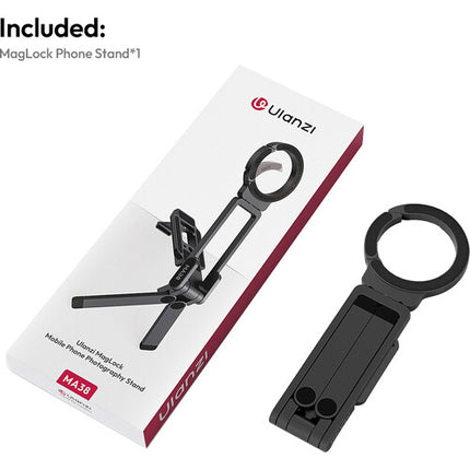 Ulanzi MA38 MagLock Soporte para teléfono Aluminio 1 lb Capacidad 180° Giratorio