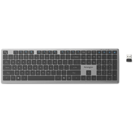 Kensington KB535 EQ Teclado Recargable Multidispositivo Bluetooth 5.4 500mAh