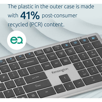 Kensington KB535 EQ Teclado Recargable Multidispositivo Bluetooth 5.4 500mAh