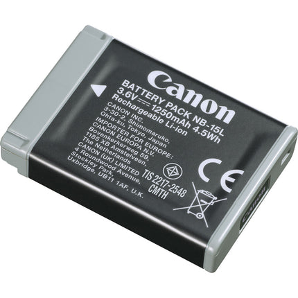 Batería Canon NB-15L 1250mAh para cámaras PowerShot G7 X Mark III y SX740 HS