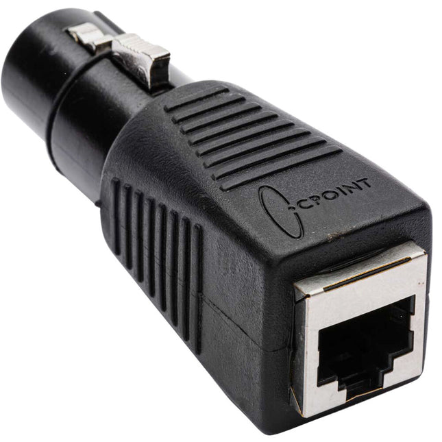Sescom DMX-5XF-CAT5 Adaptador 5-Pin XLR Hembra a RJ45 para Cable Ethernet