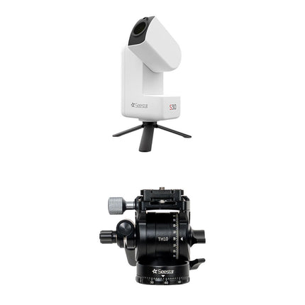 ZWO Seestar S30 telescopio inteligente 30mm f5 con montura TH10 fluida