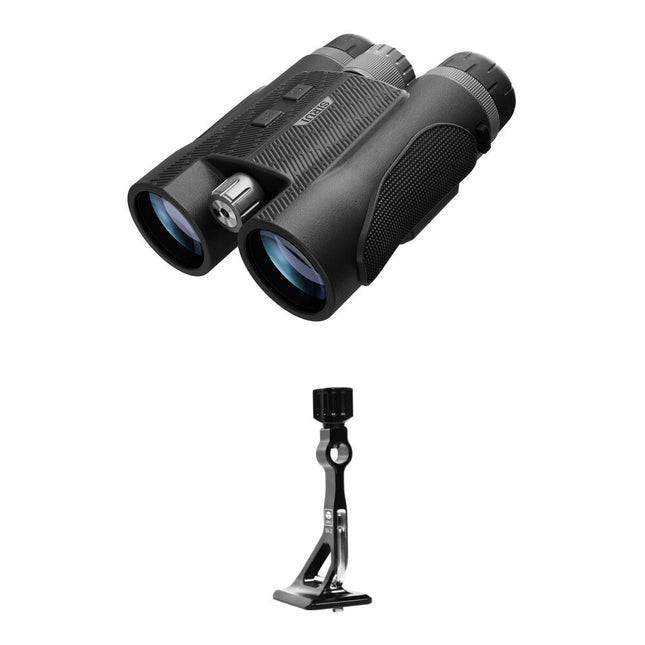 Sportich by Sirui 10x42 Binoculares con telémetro láser 1968 yd y adaptador trípode