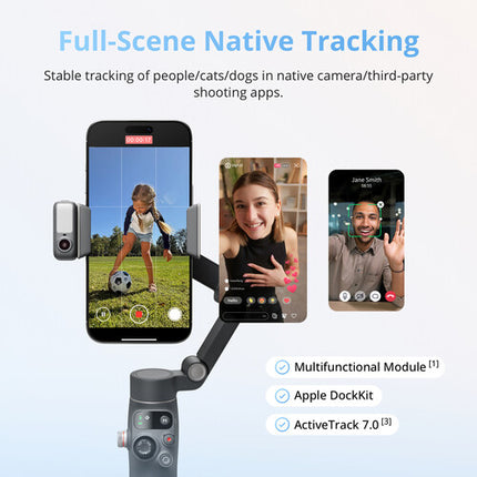 DJI Osmo Mobile 8 Estabilizador Smartphone Gimbal 10 Horas Batería 3.3 Pulgadas