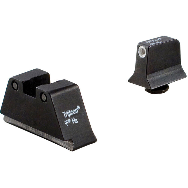 Trijicon Bright & Tough Mira Nocturna para Glock con Lámparas Tritio y Cuerpo Metálico Durable