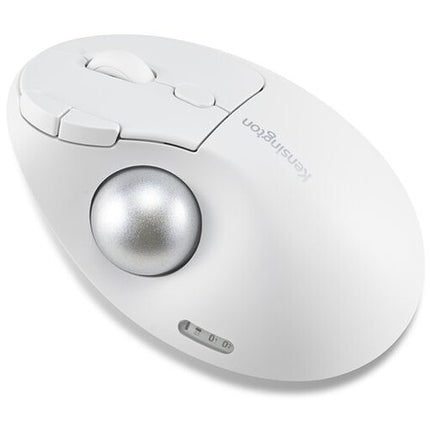 Kensington Pro Fit Ergo TB450 Ratón Trackball Blanco 1600 dpi 34mm Bola
