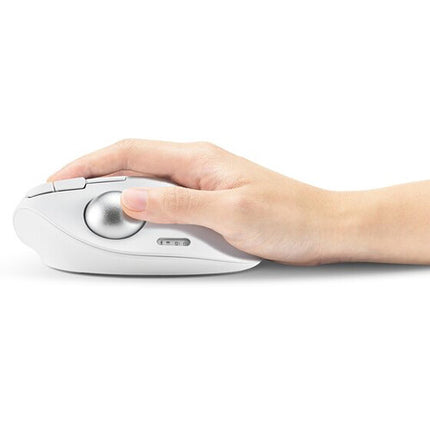 Kensington Pro Fit Ergo TB450 Ratón Trackball Blanco 1600 dpi 34mm Bola
