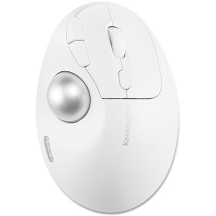 Kensington Pro Fit Ergo TB450 Ratón Trackball Blanco 1600 dpi 34mm Bola