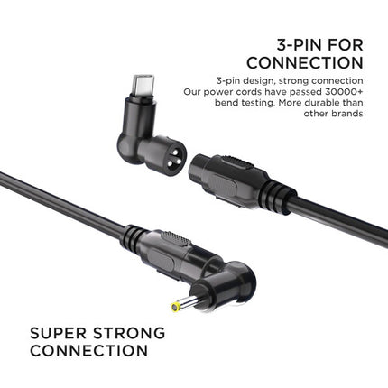 PowerPeak Cargador Universal para Portátil 100W con 13 Puntas Intercambiables