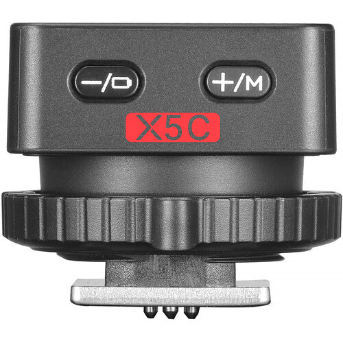 Godox X5C Disparador Flash Inalámbrico TTL para Canon con Zapata Integrada y Anillo de Bloqueo