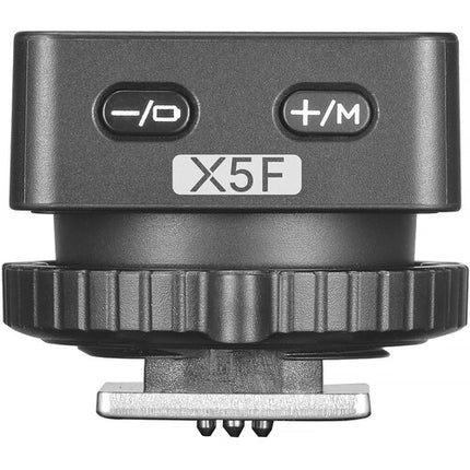 Godox X5F Disparador Flash Inalámbrico TTL para FUJIFILM con Zapata Integrada y Anillo de Bloqueo