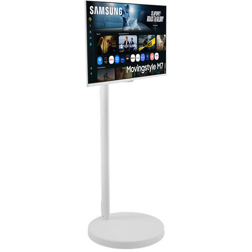 Samsung Movingstyle M7 Monitor inteligente 32" 4K UHD 300 nits HDR10 con soporte rodante ajustable