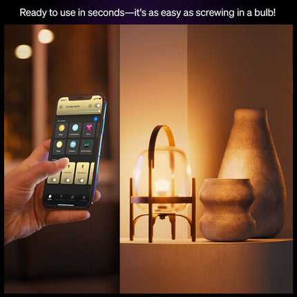 Philips Hue A19 Bombilla Bluetooth 1100 Lúmenes 1000-20000K 2-Pack