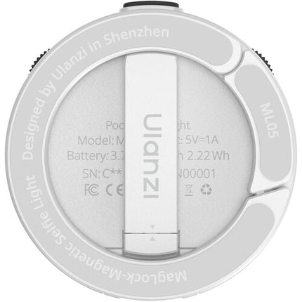 Ulanzi ML05 MagLock Luz de Relleno 160 Lux Batería 600mAh USB-C