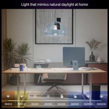 Philips Hue A19 Bombilla Bluetooth con 810 lúmenes y 25000 horas 4 unidades