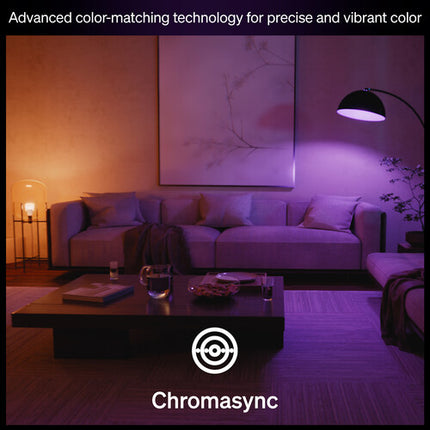 Philips Hue A19 Bombilla Bluetooth con 810 lúmenes y 25000 horas 4 unidades