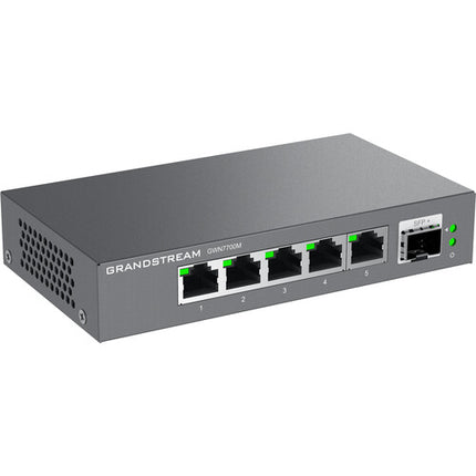 Grandstream GWN7700M Switch de Red 5 Puertos 2.5G 10G SFP+ 45Gbps