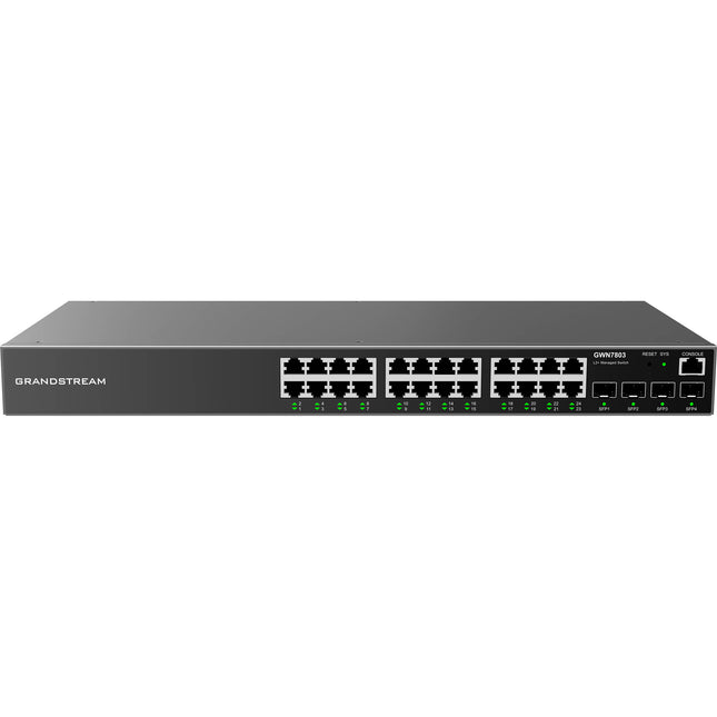 Grandstream GWN7803 Switch de Red Gestionado 24 Puertos Gigabit 56 Gb/s Rackmount