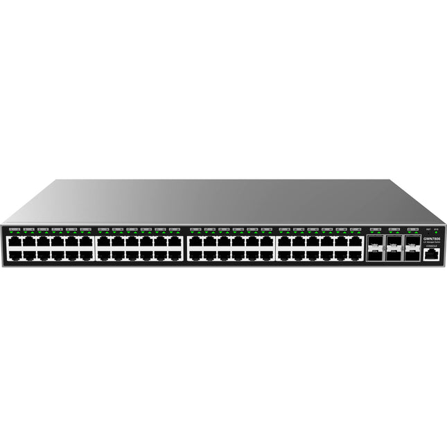 Grandstream GWN7806 Switch de Red Gestionado 48 Puertos Gigabit 6 SFP+ 216 Gb/s