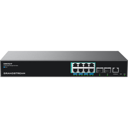 Grandstream GWN7821P Switch de red gestionado 8 puertos 2.5G PoE++ 240W