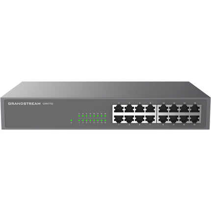 Grandstream GWN7702 Switch de Red no Gestionado 16 Puertos Gigabit 32 Gb/s Rack