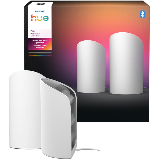 Philips Hue Play Wall Washer Luz de Pared Dimmable Multicolor 2-Pack