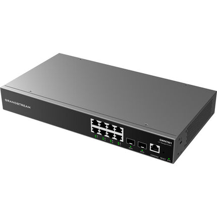 Grandstream GWN7801 Switch de Red Gestionado 8 Puertos Gigabit 20 Gb/s Capacidad Rackmount