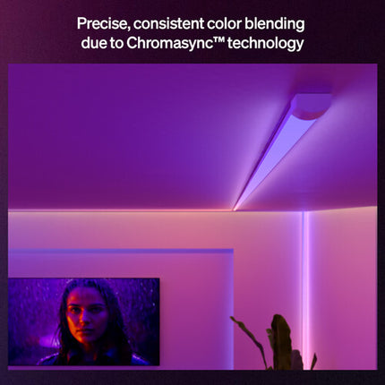 Philips Hue OmniGlow Tira de Luz Multicolor 10 Pies 2700 Lúmenes
