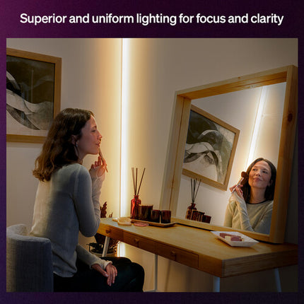 Philips Hue OmniGlow Tira de Luz Multicolor 10 Pies 2700 Lúmenes