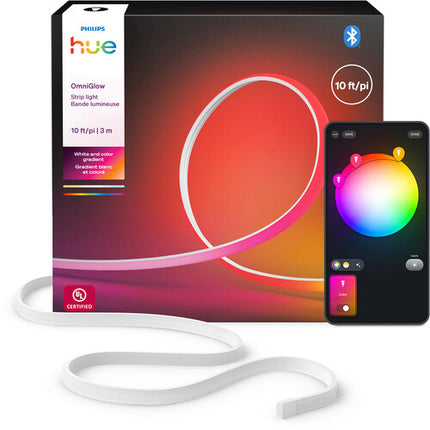 Philips Hue OmniGlow Tira de Luz Multicolor 10 Pies 2700 Lúmenes