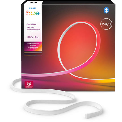 Philips Hue OmniGlow Tira de Luz Multicolor 10 Pies 2700 Lúmenes