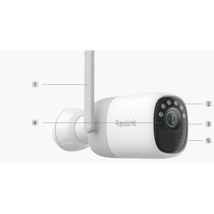 Reolink Altas B630 Cámara Exterior Inalámbrica 4MP 2K 64GB microSD