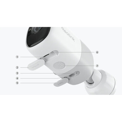 Reolink Altas B630 Cámara Exterior Inalámbrica 4MP 2K 64GB microSD
