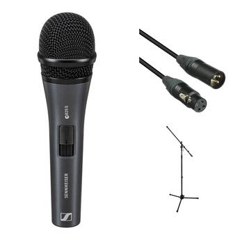 Sennheiser e 825-S Micrófono Vocal Dinámico Cardioide Rechazo Retroalimentación