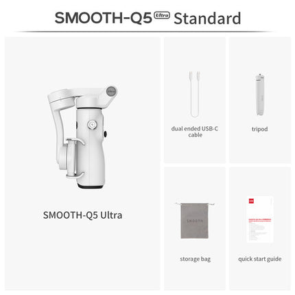 Zhiyun SMOOTH-Q5 Ultra Estabilizador Smartphone 3 Ejes Luz Tripie